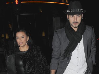 Eva Longoria con su novio Eduardo Cruz