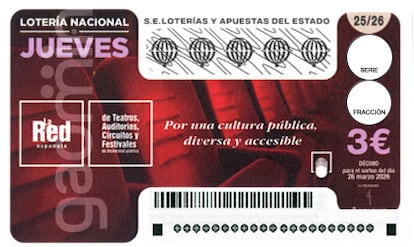 Décimo de Lotería Nacional del jueves 26 de marzo de 2026
