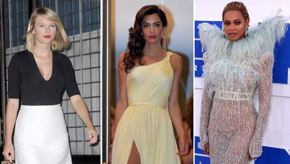 Taylor Swift, Amal Clooney y Beyonc&eacute;.