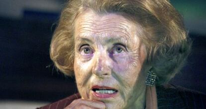 Liliane Bettencourt, exprimera millonaria de Francia y extercera fortuna del país.
