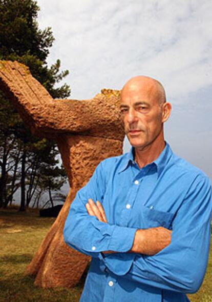 Jacques Herzog, en los jardines del palacio de la Magdalena.