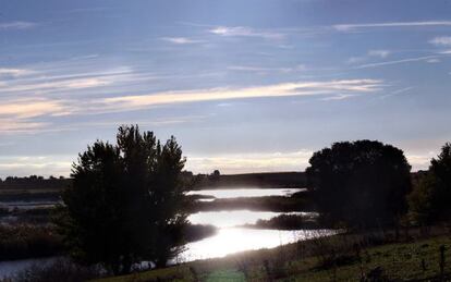 A view of the River Guadiana before it reaches the Tablas de Daimiel.