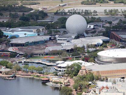 Vista general de las instalaciones de Disney World en Orlando (EE UU).