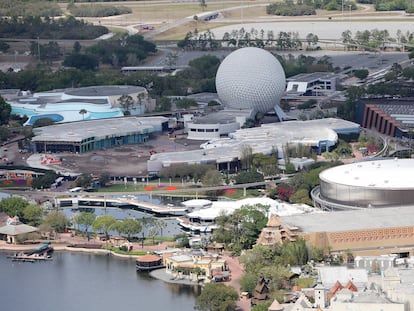 Vista general de las instalaciones de Disney World en Orlando (EE UU).