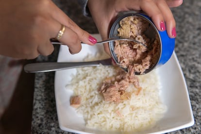 Mercurio latas de atun