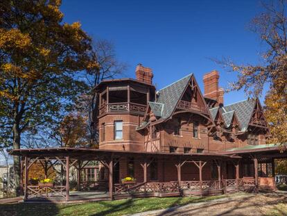 La casa museo del escritor Mark Twain en Hartford, Connecticut (Estados Unidos). 