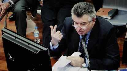 Juan Antonio Roca, durante un juicio en Marbella.