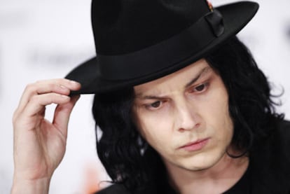 Jack White durante la presentación en Toronto de un filme sobre The White Stripes, en 2009.