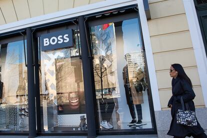 Una tienda de Boss en Madrid.