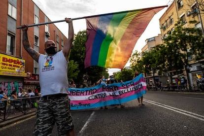 Desfile del Orgullo Vallekano, en junio de 2021.