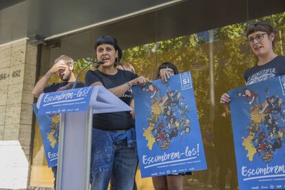 Anna Gabriel habla sobre la campaña de la CUP, Arran y Endavant del sí al referéndum.