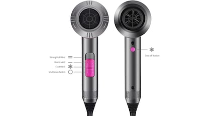 Este es uno de los mejores secadores de pelo iónicos que puedes comprar en Amazon