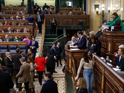 Diputados en el Pleno del Congreso el pasado 26 de noviembre.