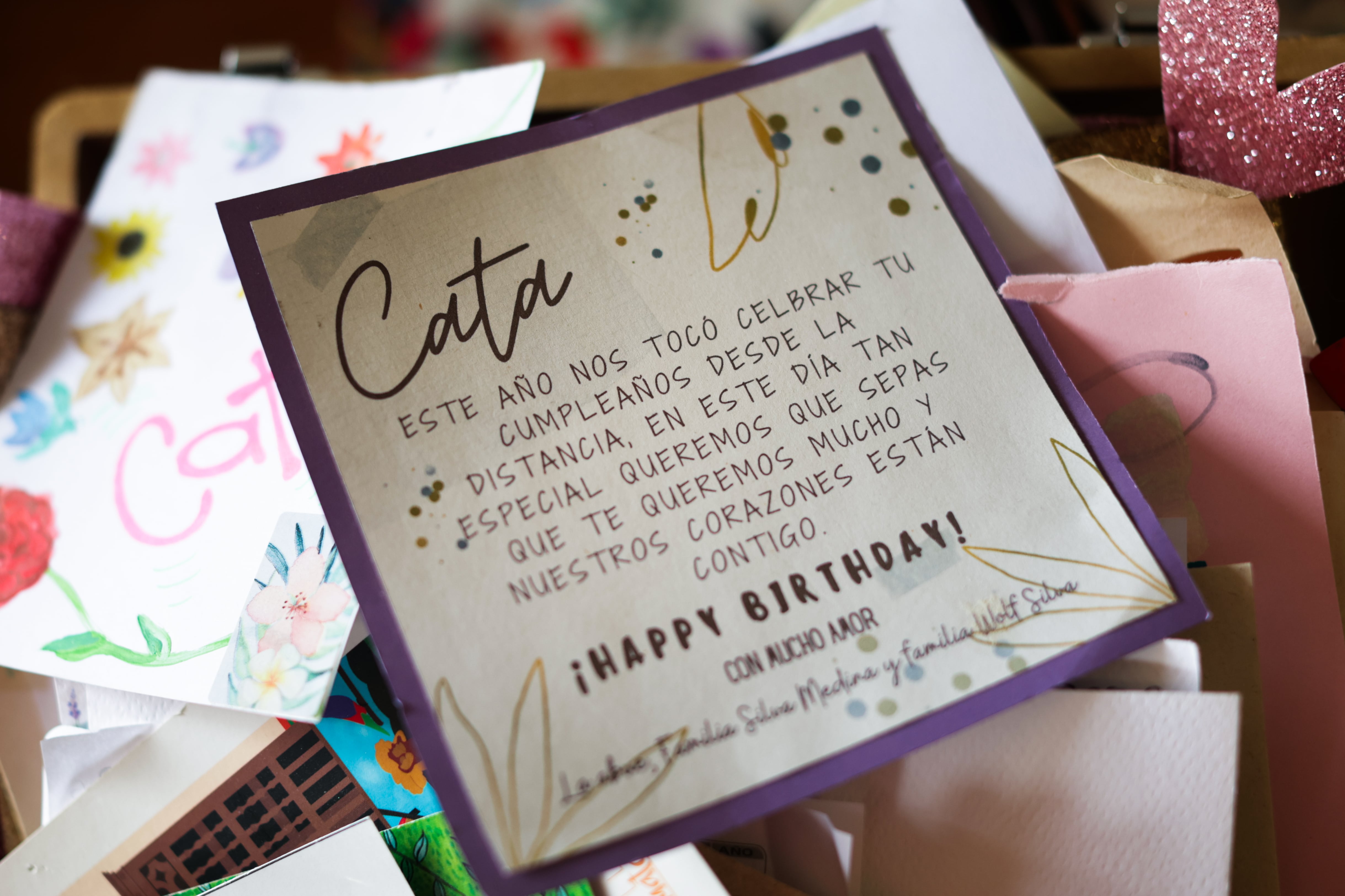 Una carta de uno de los pacientes de Catalina Giraldo.