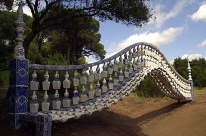 <i>Puente,</i> obra concebida por Shen Yuan durante los días de aislamiento.