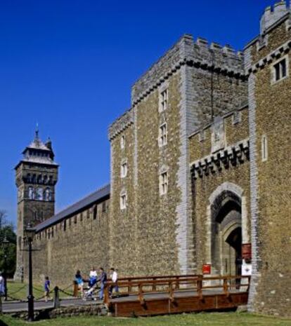 Castillo de Cardiff, en Gales (Reino Unido).