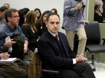 Pedro Varela, durante el juicio por difusi&oacute;n de ideas genocidas celebrado en 2010.