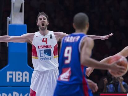 Gasol ante Parker, en la semifinal del Eurobasket