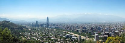 Vista de Santiago de Chile.