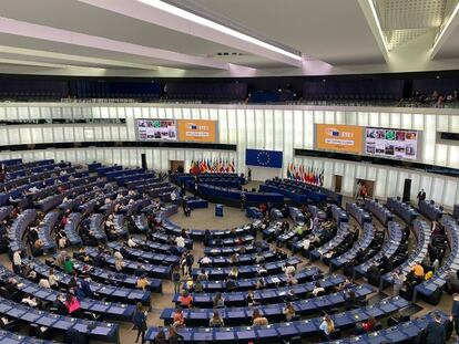 Una vista del parlamento Europeo.