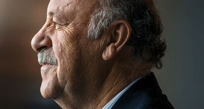 O treinador Vicente del Bosque.