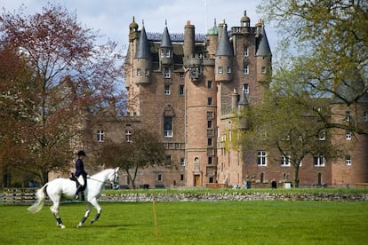 El castillo de Glamis, en Escocia.