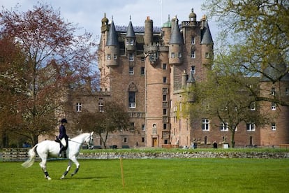 El castillo de Glamis, en Escocia. 