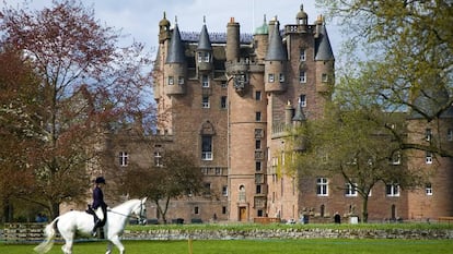 El castillo de Glamis, en Escocia. 