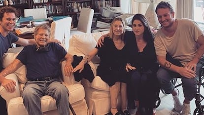 La familia O'Neil, en una imagen publicada en el Instagram de Sean McEnroe.
