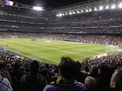 El estadio Santiago Bernab&eacute;u, con capacidad para m&aacute;s de 81.000 asistentes.