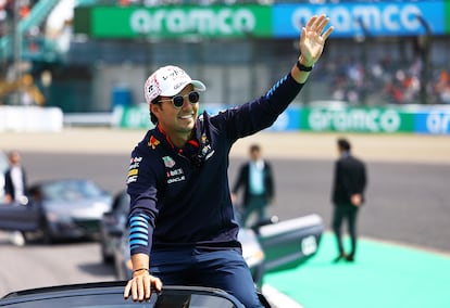 Checo Pérez en el Gran Premio de Japón