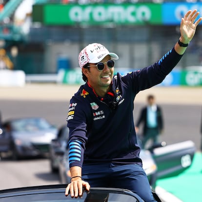 Checo Pérez en el Gran Premio de Japón