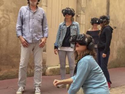 Una experiencia en VR como las que se realizarán en la zona Vortex del festival.