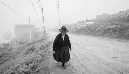 Barrio limeño de Casa Huertas, donde el hacinamiento y la falta de recursos conlleva la proliferación de enfermedades.