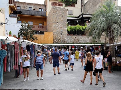 El mercat de Begur.