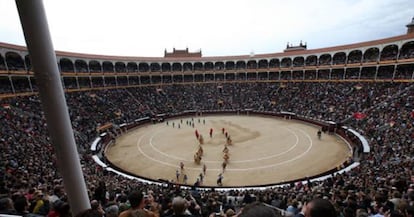 Tarde de toros en la plaza de Las Ventas.