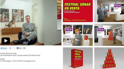 Página del festival Sónar 2011.