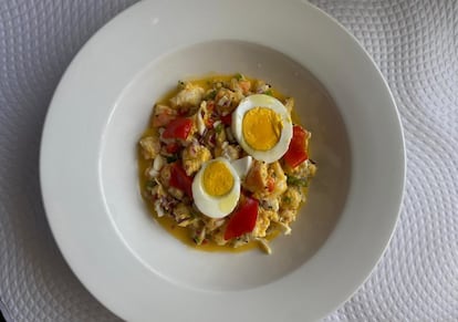 Salpicón de rape y langostino