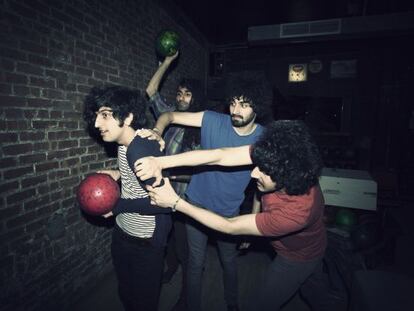 Una foto del grupo iraní Yellow Dogs