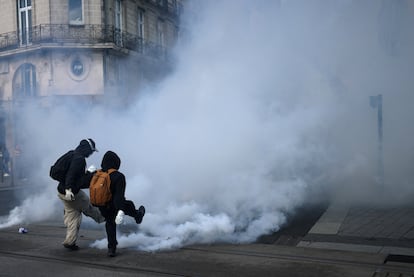 Huelga de estudiantes en Francia