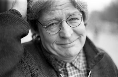 El cineasta inglés Alan Parker, en Londres, en 1994.