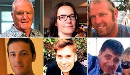 Seis de las víctimas de los atentados en Cataluña.