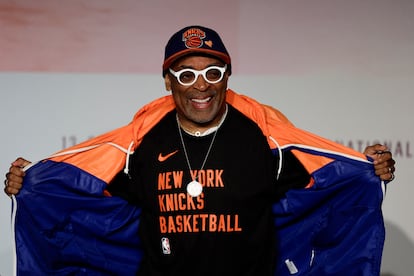 Spike Lee, at the Cannes press conference for 'Highest 2 Lowest.'