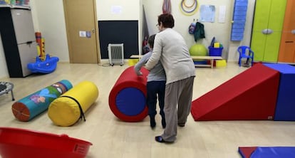 Centro de atención a niños con trastornos autistas en Valencia.