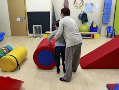 Centro de atención a niños con trastornos autistas en Valencia.