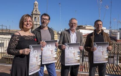 Gemma Pasqual, Toni Gisbert, Jesús Figuerola y David Cases, en Octubre.