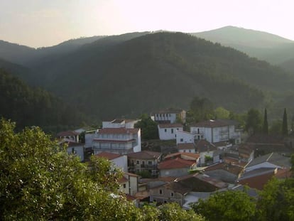 Vista de Las Mestas, en Cáceres.