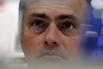 José Mourinho, en la rueda de prensa de ayer.