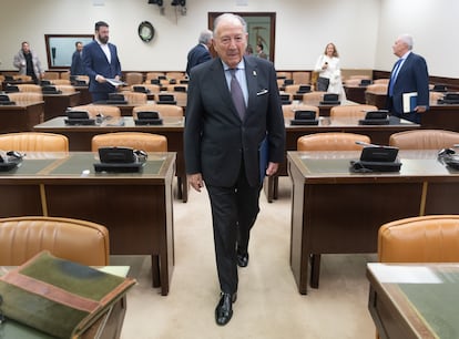 Félix Sanz Roldán, en su reciente comparecencia en la comisión de investigación de los atentados del 17-A en el Congreso, el 27 de noviembre de 2024.