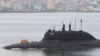 Llegada a La Habana de una flotilla de buques de guerra rusos.